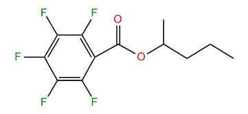 Pentan-2-yl 2,3,4,5,6-pentafluorobenzoate